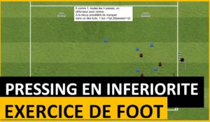 Exercice de pressing en infériorité numérique