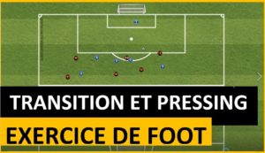 Exercice pour travailler les transitions au football
