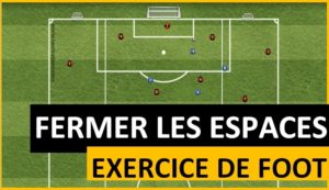 Exercice de foot savoir fermer les espaces